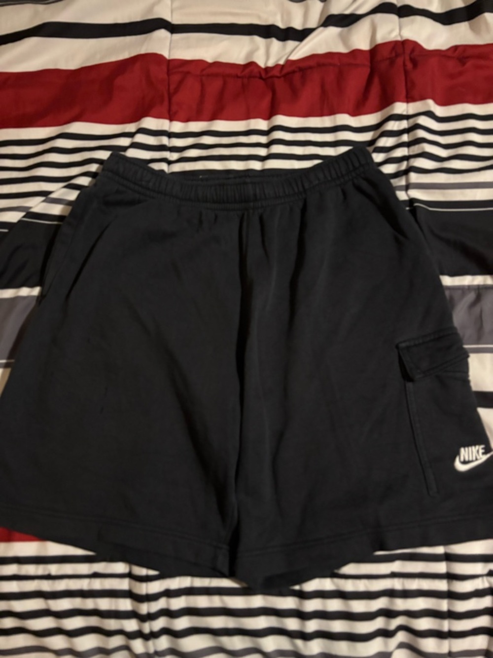 Nike Black Drawstring Athletic Shorts